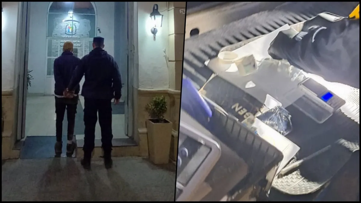 Detuvieron a un hombre con envoltorios de cocaína en Gualeguaychú