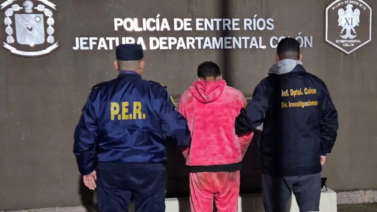 Detuvieron en Colón a un hombre que estaba prófugo y había escapado de una prisión domiciliaria