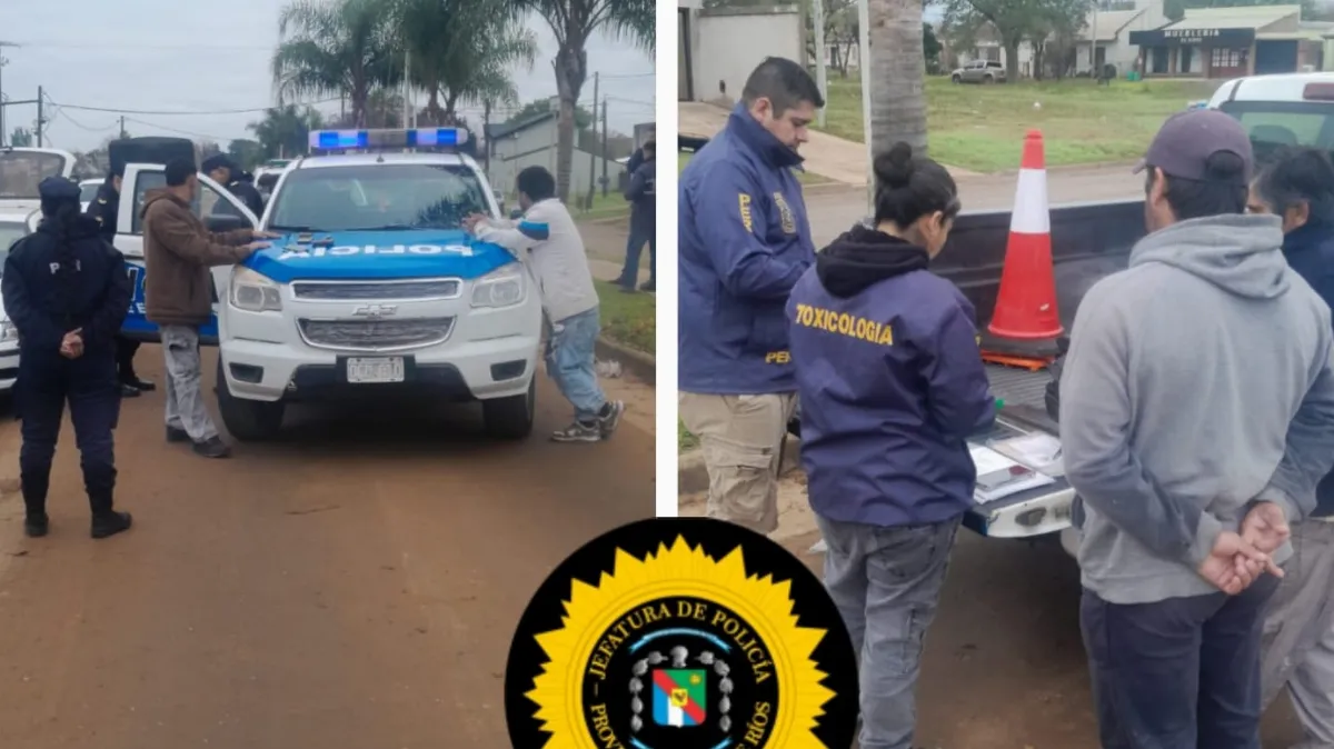 Hallaron restos compatibles con una bomba molotov durante un operativo en San Salvador