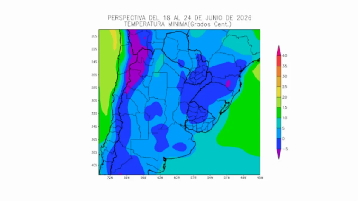 El frío volverá a intensificarse con heladas y temperaturas bajo cero en Entre Ríos
