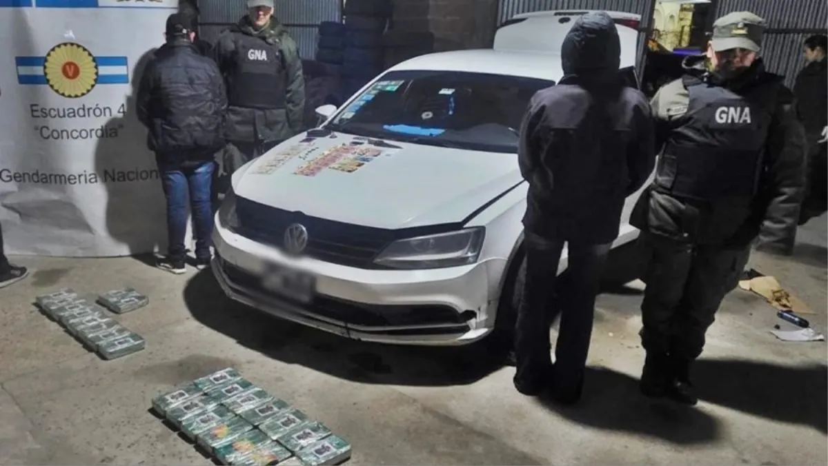 Secuestraron casi 24 kilos de cocaína en el Peaje Yeruá: tres detenidos