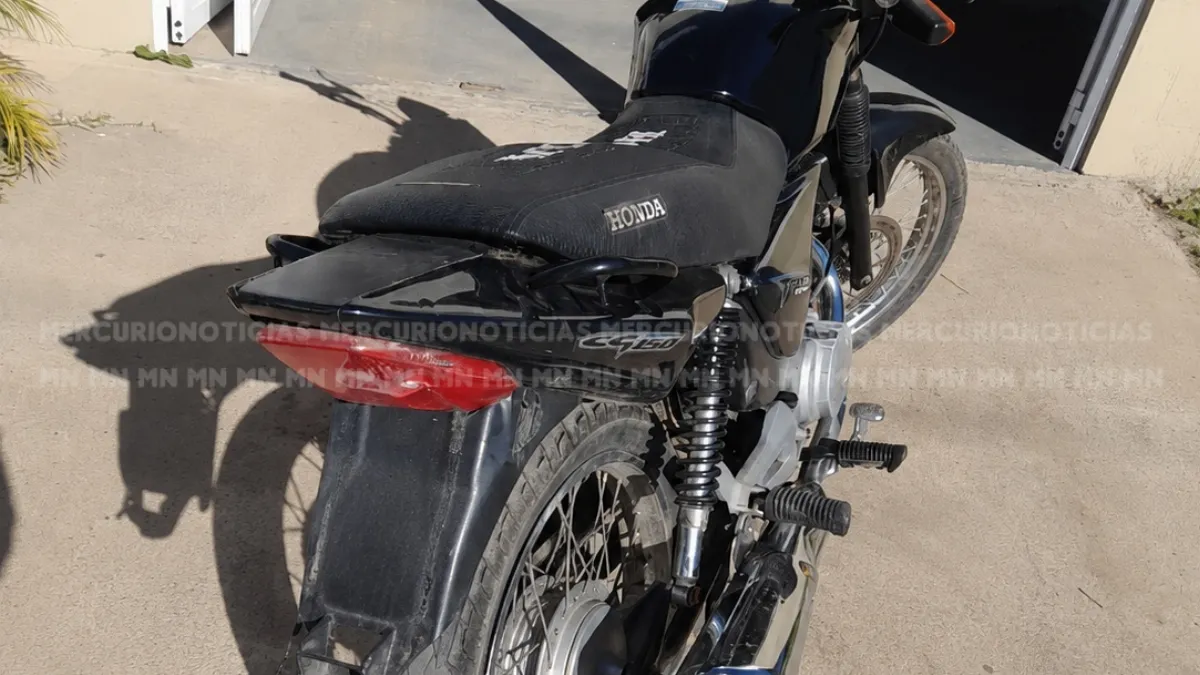 Una moto quedó secuestrada por anomalías en su identificación