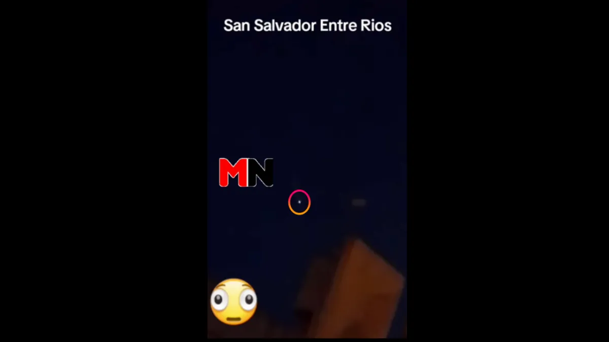 Un fenómeno luminoso sorprendió a vecinos de Entre Ríos y Uruguay