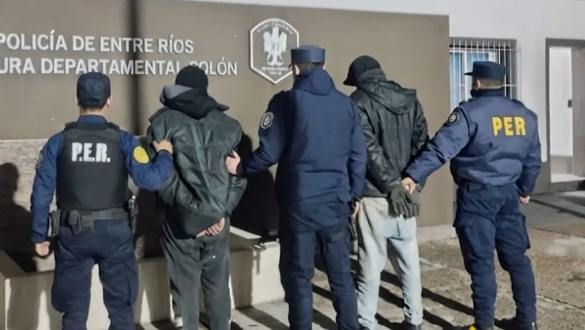 Frustraron un robo en una casa de Colón: dos detenidos