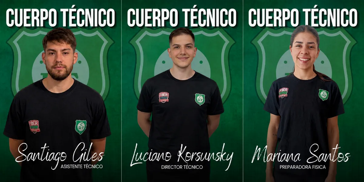Ferro ratificó a Luciano Korsunsky y sumó a Santiago Giles para la Liga Provincial