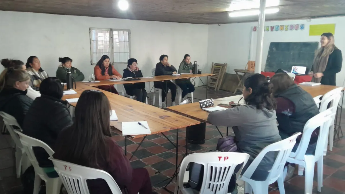Comenzó la formación profesional en cuidador domiciliario en Arroyo Barú