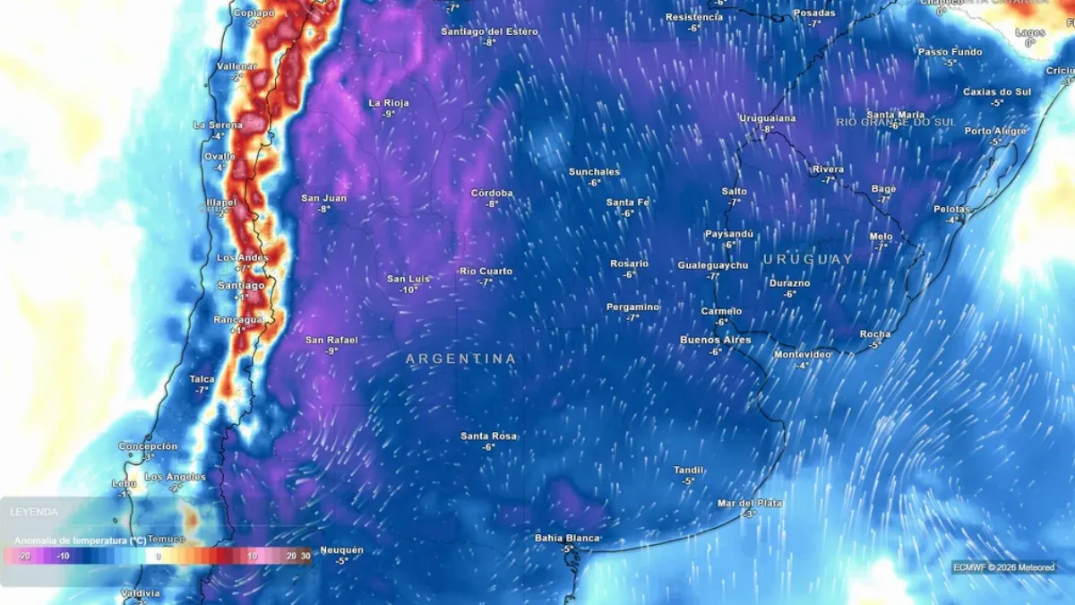 En Entre Ríos se esperan entre 6 y 10 grados menos que lo habitual para el inicio de julio