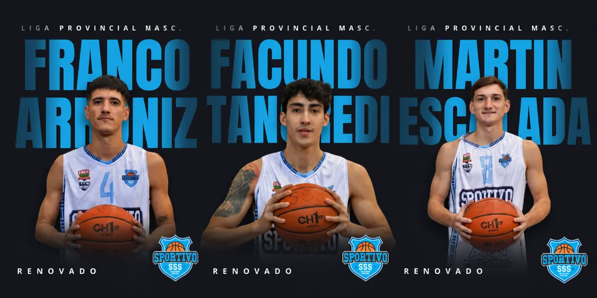 Sportivo aseguró la continuidad de tres referentes para la Liga Provincial 2026