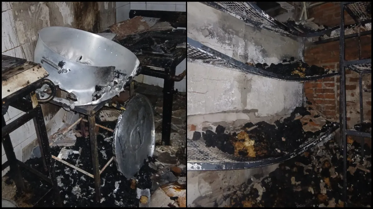 Un descuido con el almíbar habría originado un incendio en una cocina