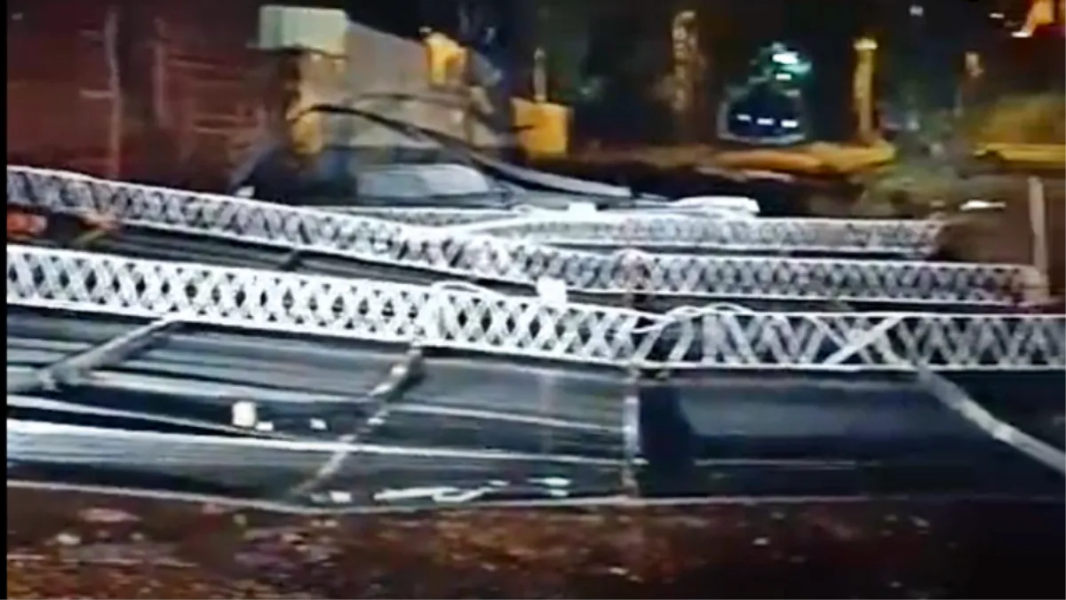 El temporal también provocó daños materiales en Federal