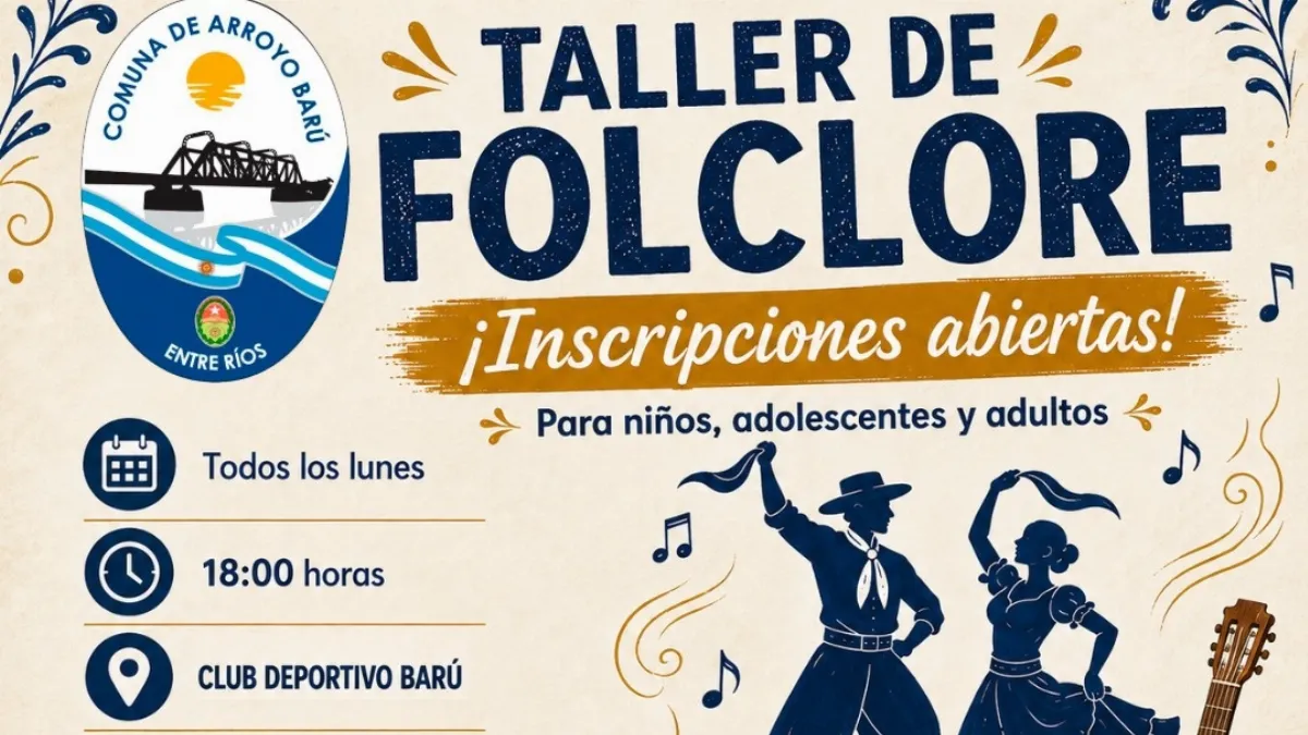 Arroyo Barú abre las inscripciones para un nuevo taller gratuito de folclore