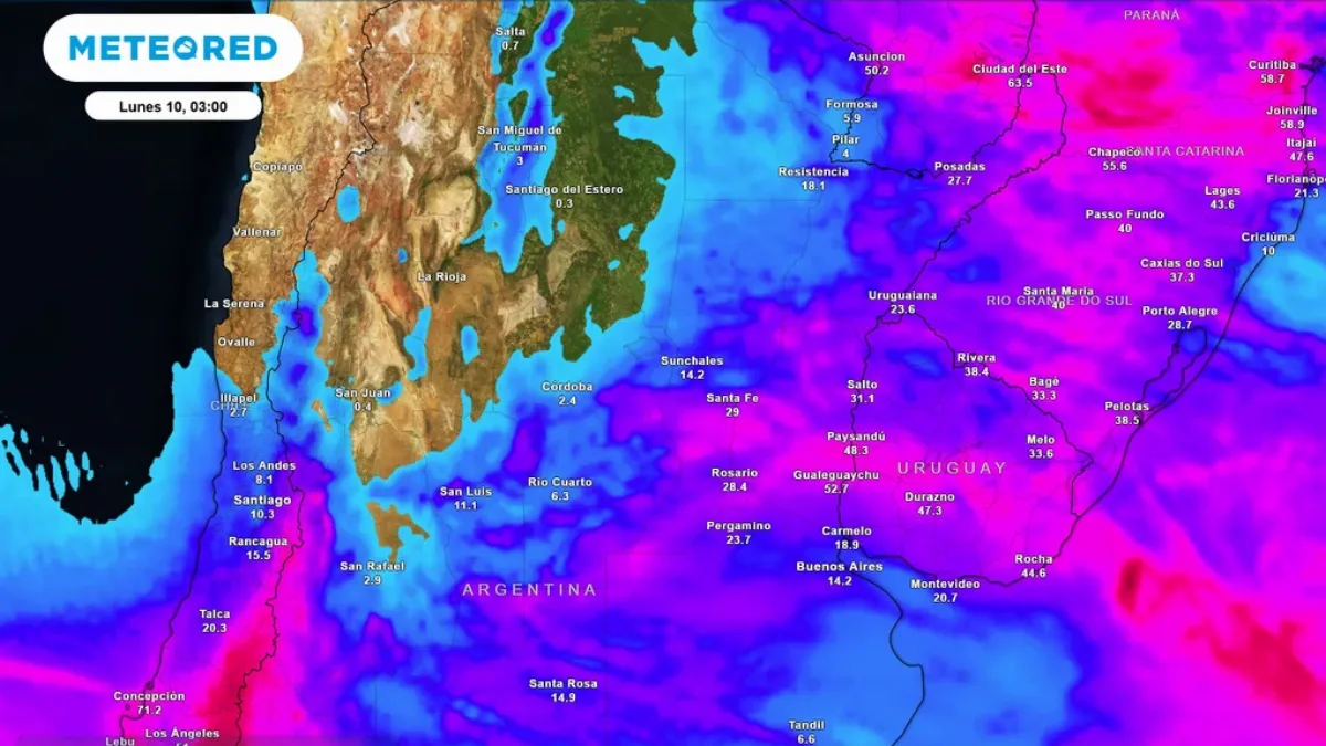 Un frente frío provocará tormentas y un brusco cambio de temperatura