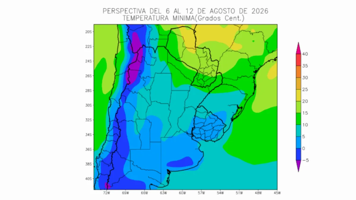 Tras las lluvias, el ingreso de aire polar marcará el cierre de la semana agrícola