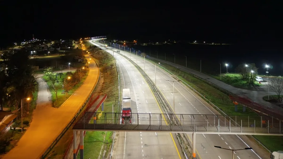 Mejoraron la visibilidad nocturna en el cruce de Ubajay sobre la ruta 14