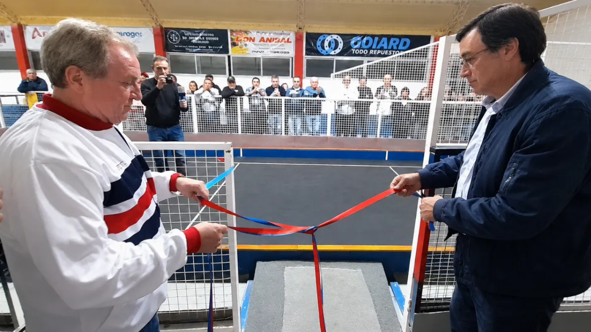Unión y Fraternidad inauguró la renovada cancha de bochas