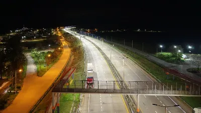 Mejoraron la visibilidad nocturna en el cruce de Ubajay sobre la ruta 14