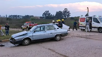 Choque en el acceso a Ubajay dejó un joven herido