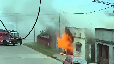Una mujer sufrió graves quemaduras e intoxicación tras un incendio en Gualeguaychú