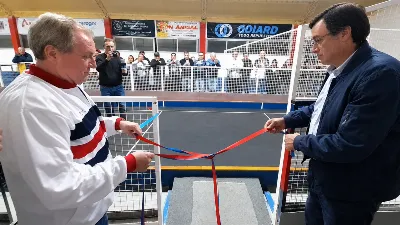 Unión y Fraternidad inauguró la renovada cancha de bochas