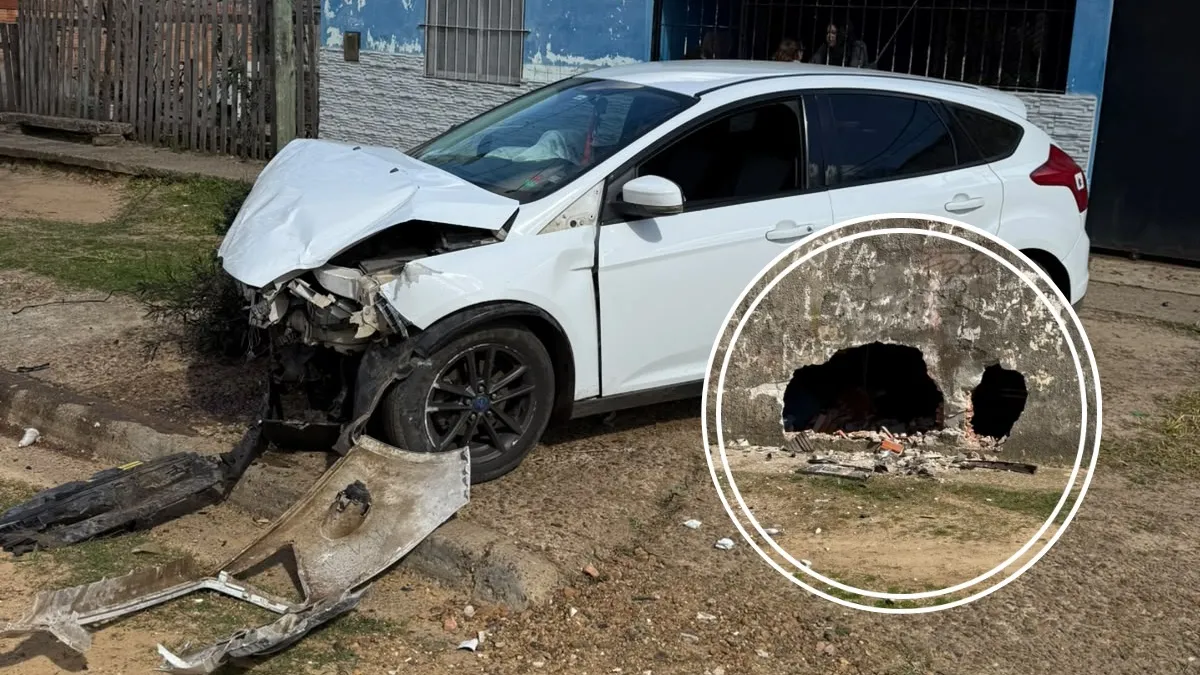 Un automóvil se salió de la calle e impactó contra un centro de desarrollo infantil