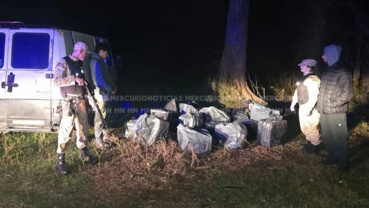 Secuestraron cigarrillos por más de $25 millones cerca de la costa del río Uruguay