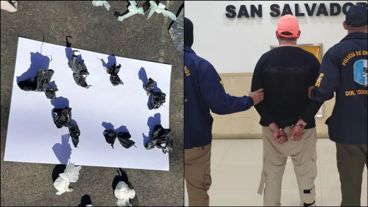 Cocaína, dinero y un detenido tras dos allanamientos en San Salvador
