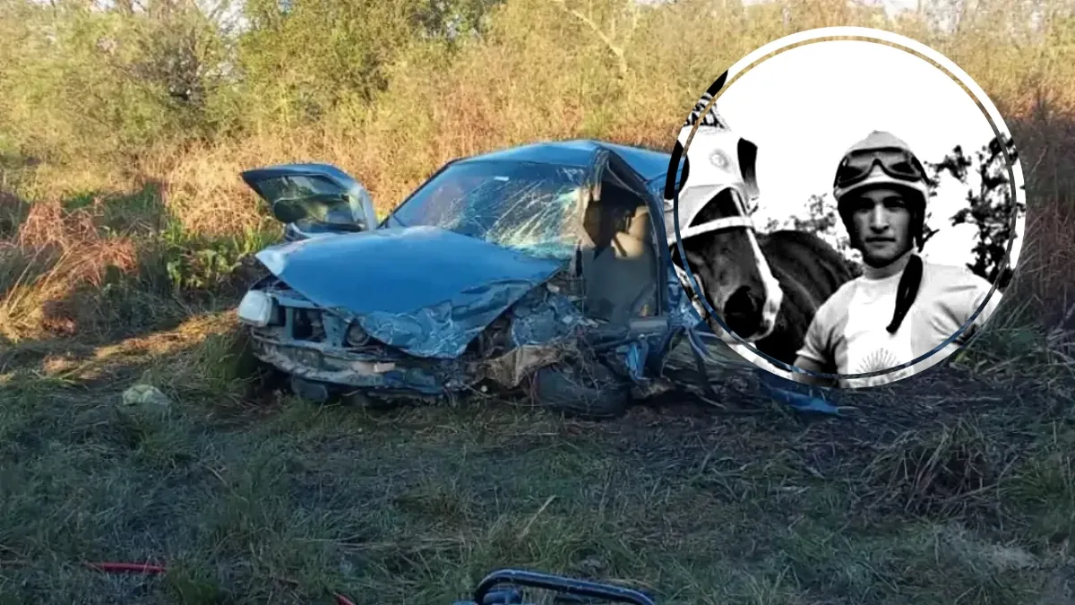 Dolor en el turf entrerriano por el fallecimiento de un joven jockey tras grave accidente en la ruta 18