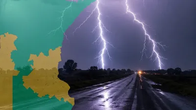 Alerta amarilla por tormentas para este jueves en siete departamentos de Entre Ríos