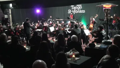 La Orquesta municipal de San Salvador despide su exitoso repertorio de tango en General Campos