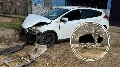 Un automóvil se salió de la calle e impactó contra un centro de desarrollo infantil