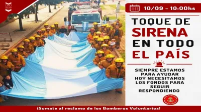 Bomberos de San Salvador se sumarán al sirenazo nacional por fondos adeudados