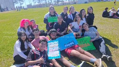 Juegos, deportes y actividades recreativas en la Estudiantina de la Escuela Agrotécnica 155