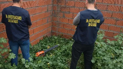 Robaron una motosierra de una camioneta y la encontraron en un descampado