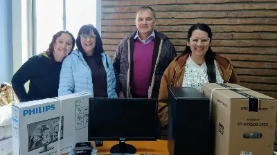El hospital San Miguel recibió nuevas computadoras para fortalecer su trabajo cotidiano