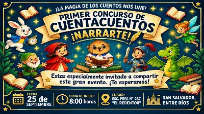 Este viernes, el Colegio El Redentor es sede regional del concurso Narrar-te con más de 70 participantes