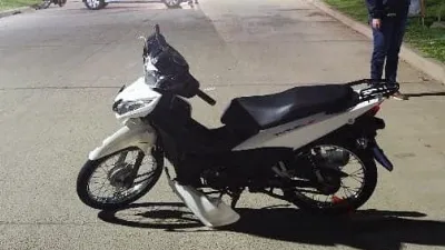 Un ciclista menor de edad fue derivado a Concordia tras un choque