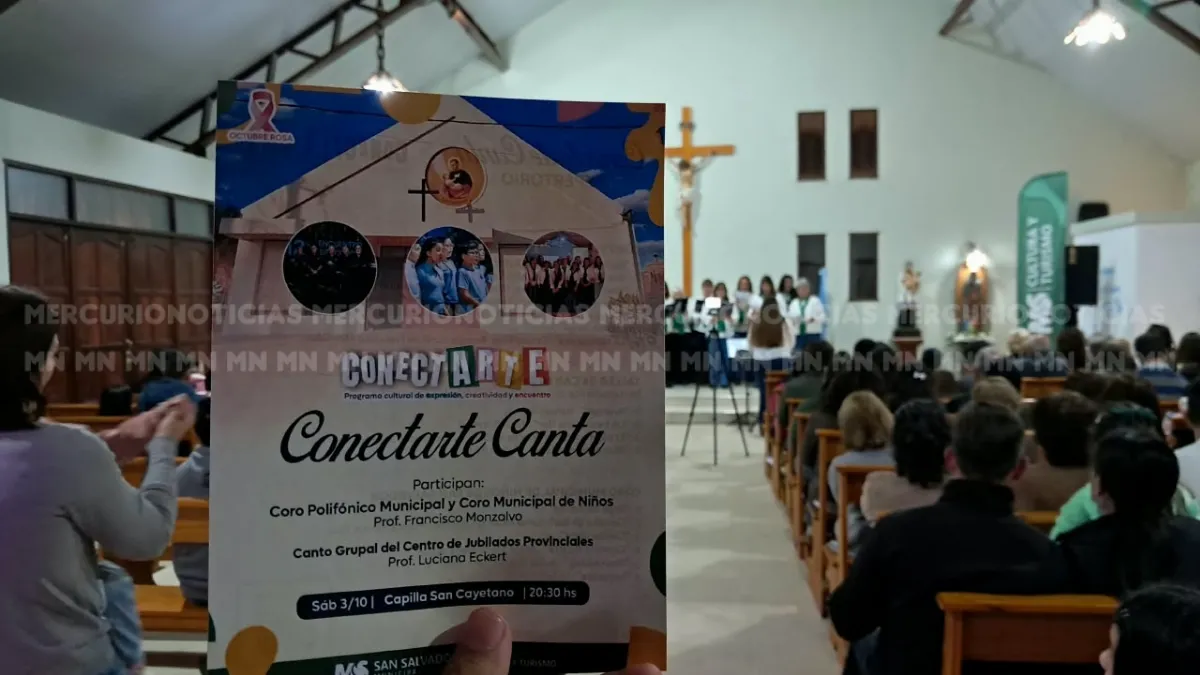 ConectArte Canta llenó de música la Capilla San Cayetano