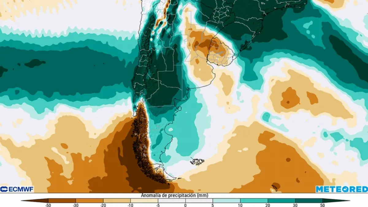Octubre se perfila con lluvias por encima de lo normal en gran parte del norte argentino