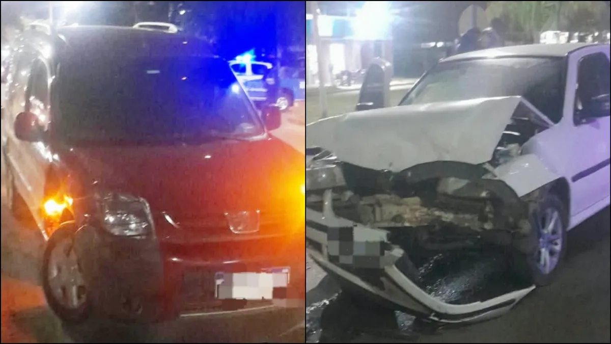 Choque entre un auto y una camioneta en ruta 18 y Tomás de Rocamora