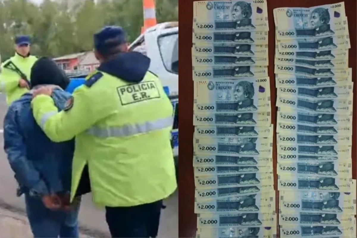 Detuvieron a un uruguayo investigado por un millonario asalto bancario: llevaba armas y cocaína