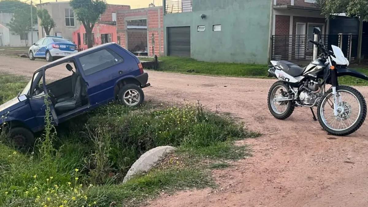 Un menor conducía una moto sin licencia y protagonizó un choque con dos lesionados