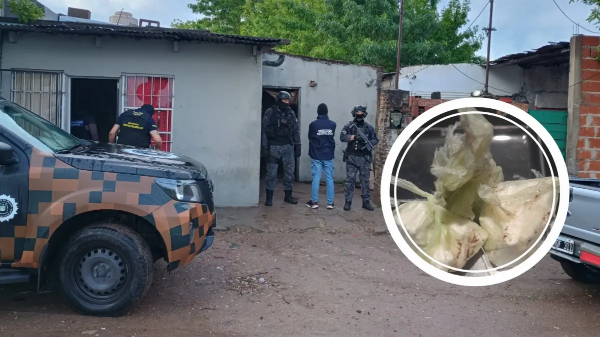 Operativo antidrogas en Gualeguaychú terminó con dos hombres detenidos