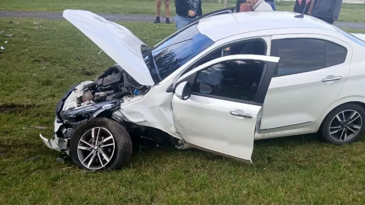 Sufrió una descompensación al volante y chocó contra dos palmeras en la Ruta 130
