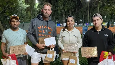 Torneo Anual de Tenis: récord de participación y campeones en cinco categorías en la sexta fecha