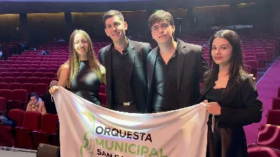 Músicos de San Salvador participaron de la Gala Solidaria de Soijar en el Teatro Coliseo