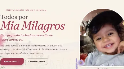 Una familia de Villaguay lanzó una campaña solidaria para acompañar el tratamiento de Mía