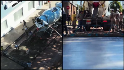 General Campos finalizó la pavimentación de calle Hipólito Yrigoyen