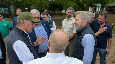 Frigerio y Scioli participaron de un encuentro nacional de áreas protegidas en El Palmar