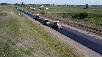 Avanza la recuperación de la Ruta nacional 12 entre Galarza y Crespo