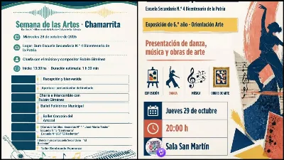 La Escuela Secundaria 4 realizará dos jornadas por la Semana de las Artes